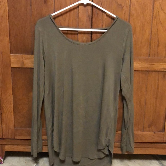 Charlotte Russe Tops - green long sleeve